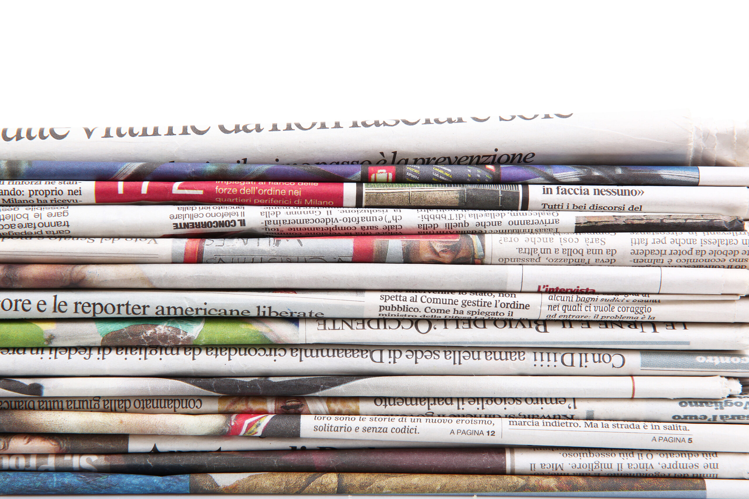 Newspapers Folded Background Original 1374036